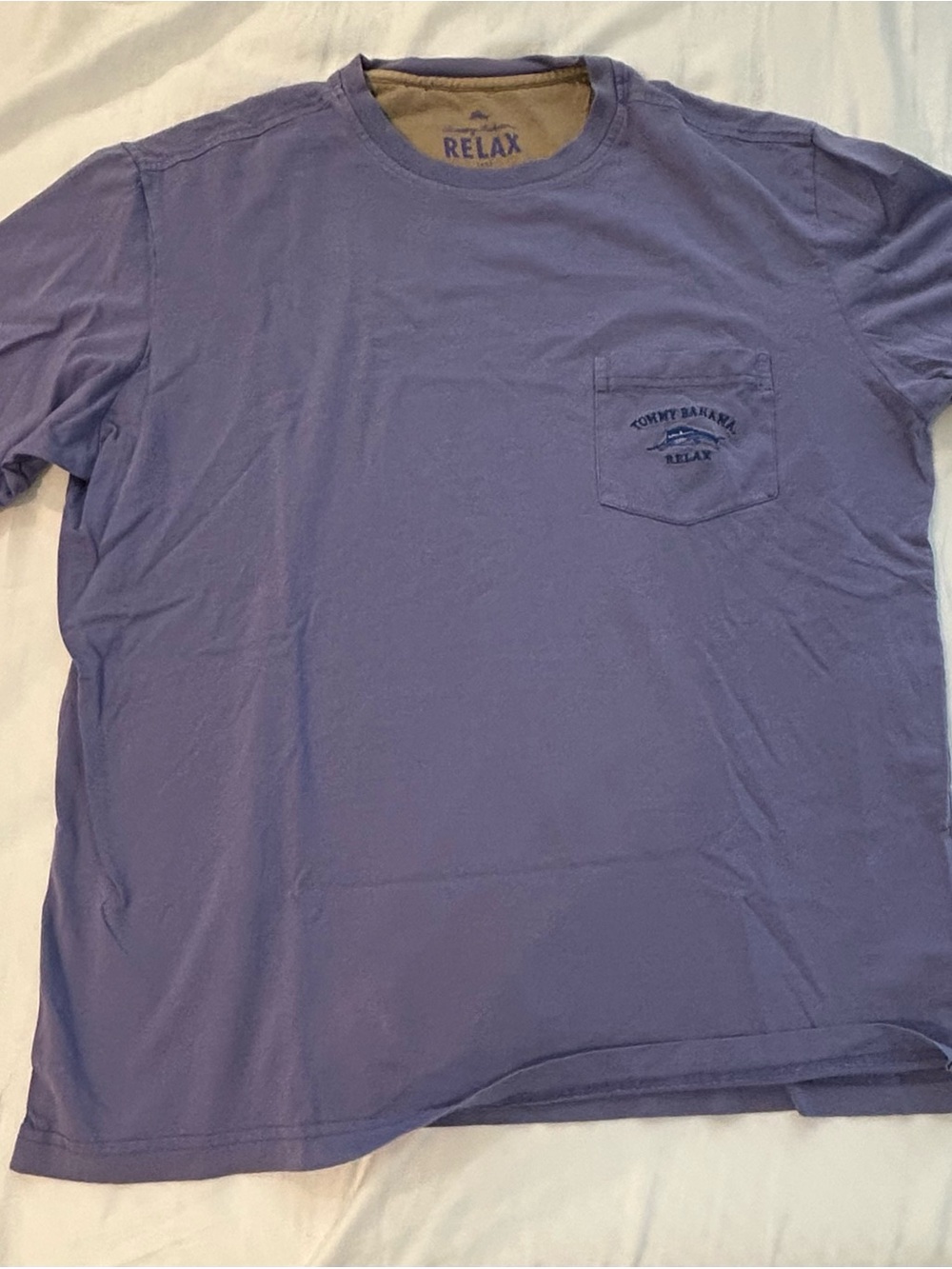 Tommy Bahama Men's Relax Pocket Tee — Lavender Purple